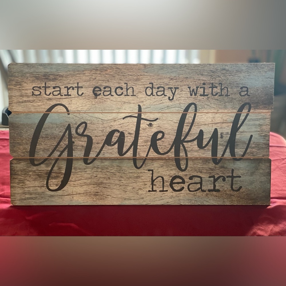 Farmhouse style sign.